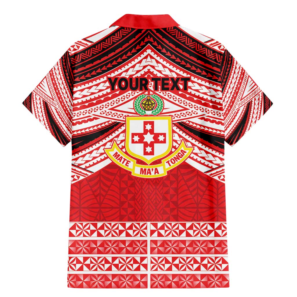 Personalised Kolisi Tonga College Atele Family Matching Mermaid Dress and Hawaiian Shirt Polynesian Ngatu Tribal