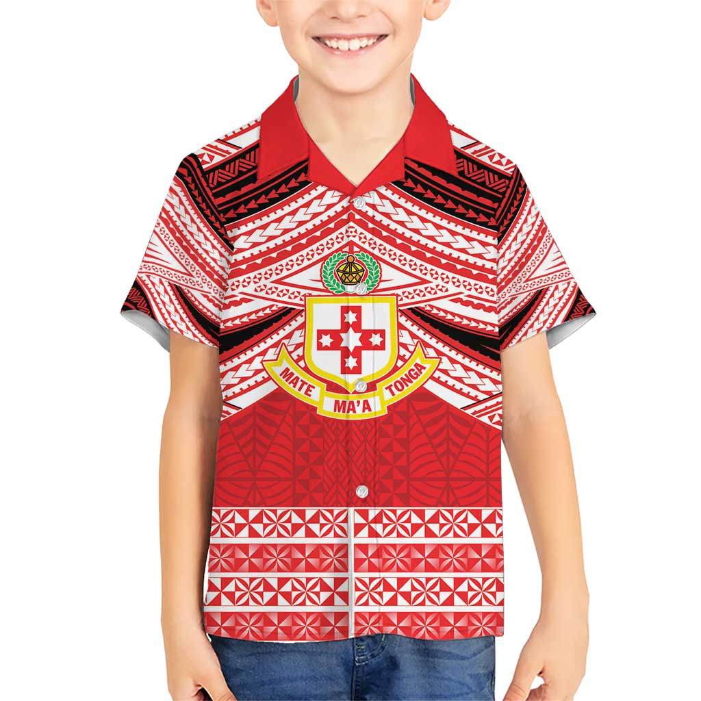 Personalised Kolisi Tonga College Atele Hawaiian Shirt Polynesian Ngatu Tribal LT9 - Polynesian Pride