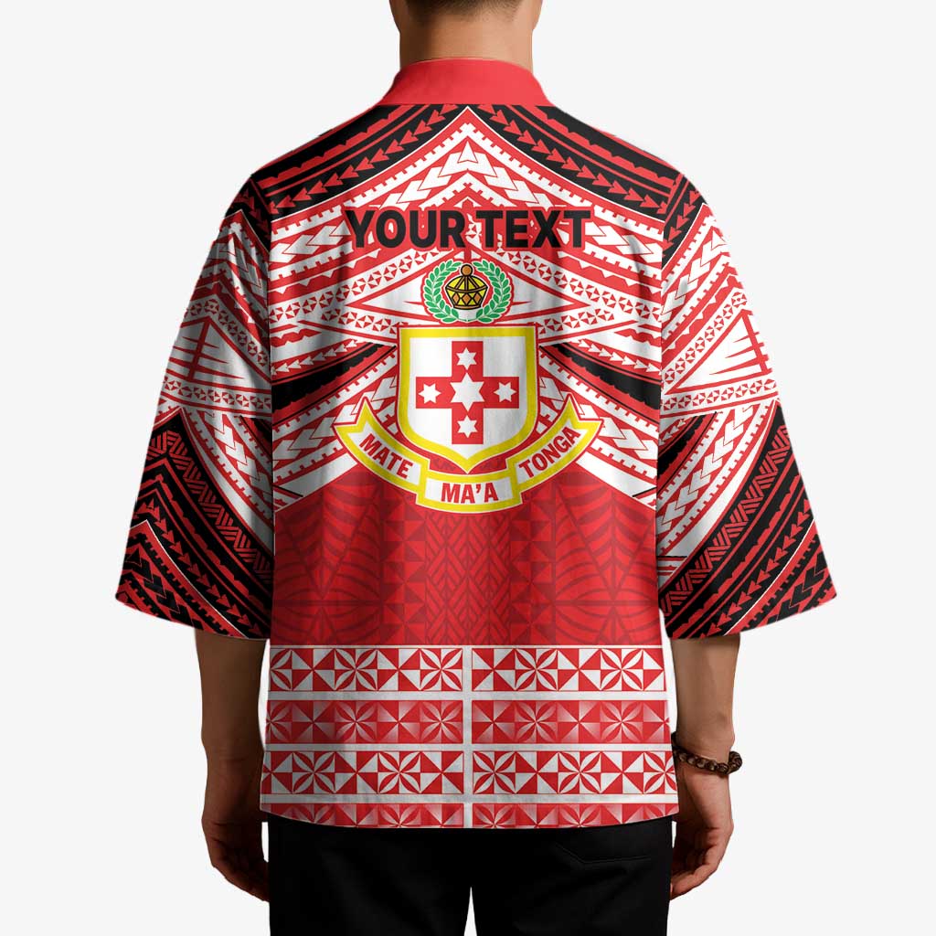 Personalised Kolisi Tonga College Atele Kimono Polynesian Ngatu Tribal LT9 - Polynesian Pride