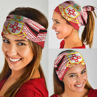 Personalised Kolisi Tonga College Atele Neck Gaiter Polynesian Ngatu Tribal - Polynesian Pride