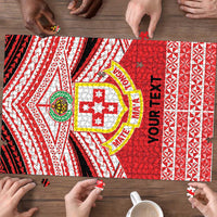Personalised Kolisi Tonga College Atele Puzzle Polynesian Ngatu Tribal LT9 - Polynesian Pride