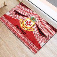 Personalised Kolisi Tonga College Atele Rubber Doormat Polynesian Ngatu Tribal LT9 - Polynesian Pride