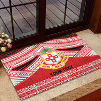 Personalised Kolisi Tonga College Atele Rubber Doormat Polynesian Ngatu Tribal LT9 - Polynesian Pride