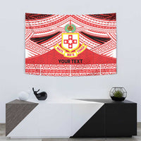 Personalised Kolisi Tonga College Atele Tapestry Polynesian Ngatu Tribal