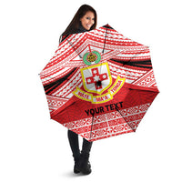 Personalised Kolisi Tonga College Atele Umbrella Polynesian Ngatu Tribal LT9 - Polynesian Pride