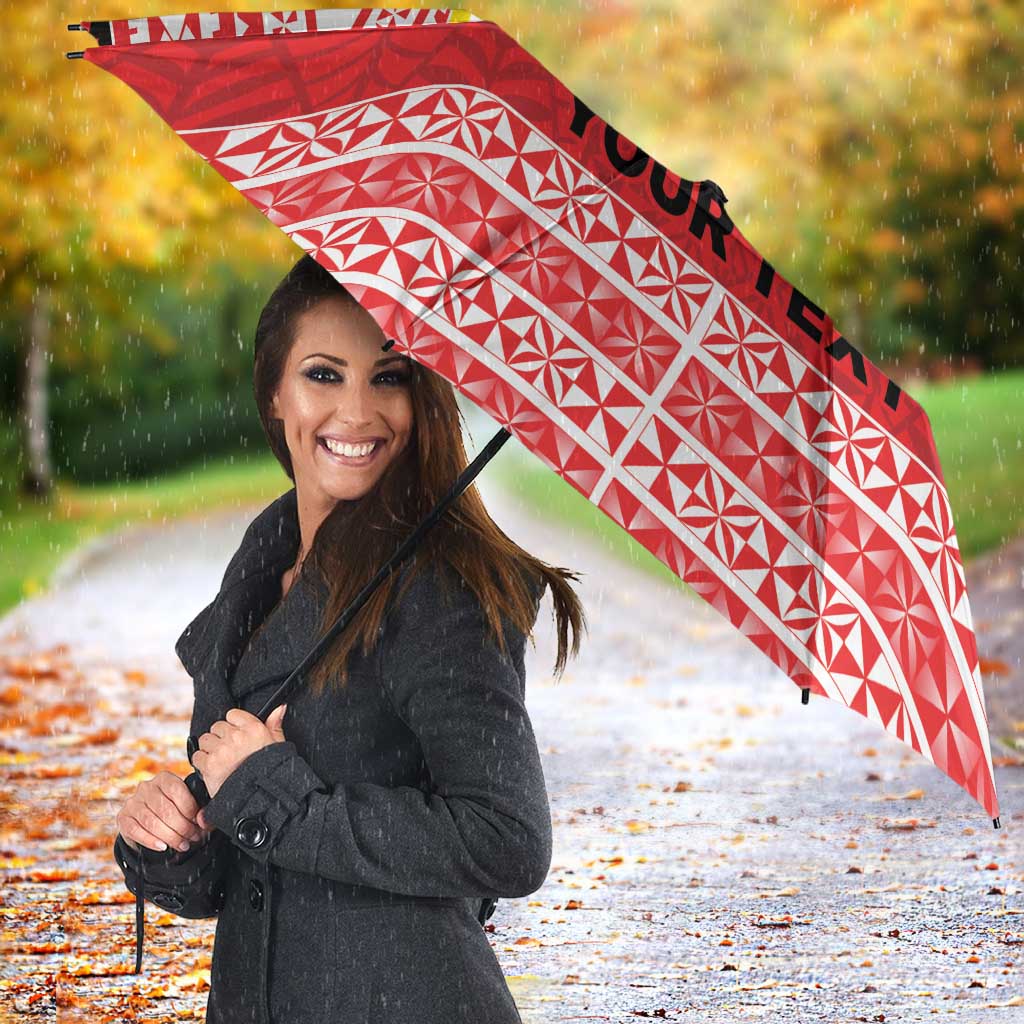 Personalised Kolisi Tonga College Atele Umbrella Polynesian Ngatu Tribal LT9 - Polynesian Pride
