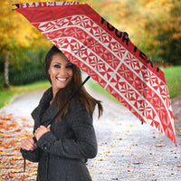 Personalised Kolisi Tonga College Atele Umbrella Polynesian Ngatu Tribal LT9 - Polynesian Pride