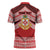 Personalised Kolisi Tonga College Atele Zipper Polo Shirt Polynesian Ngatu Tribal - Polynesian Pride