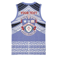 Personalised Tonga Apifoou College Basketball Jersey Polynesian Ngatu Tribal LT9 - Polynesian Pride