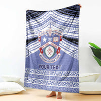 Personalised Tonga Apifoou College Blanket Polynesian Ngatu Tribal LT9 - Polynesian Pride