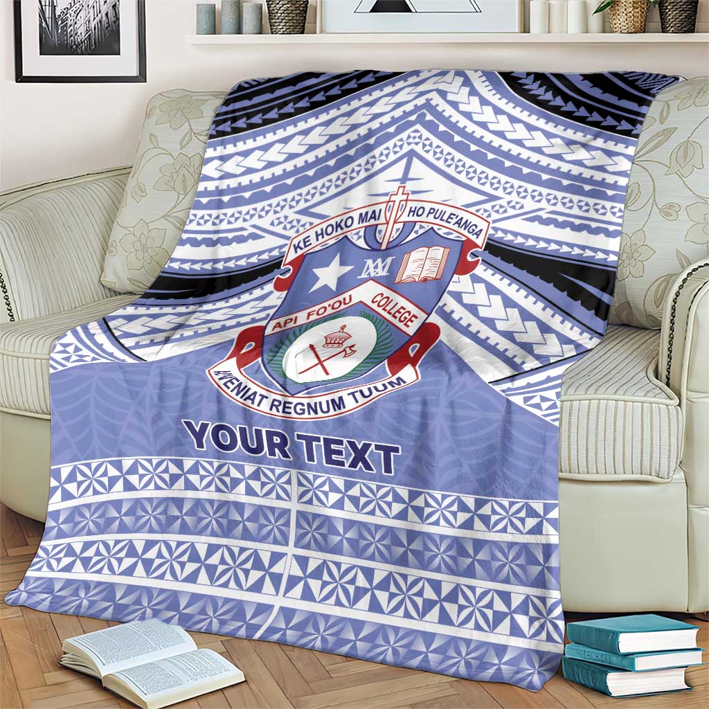 Personalised Tonga Apifoou College Blanket Polynesian Ngatu Tribal LT9 - Polynesian Pride