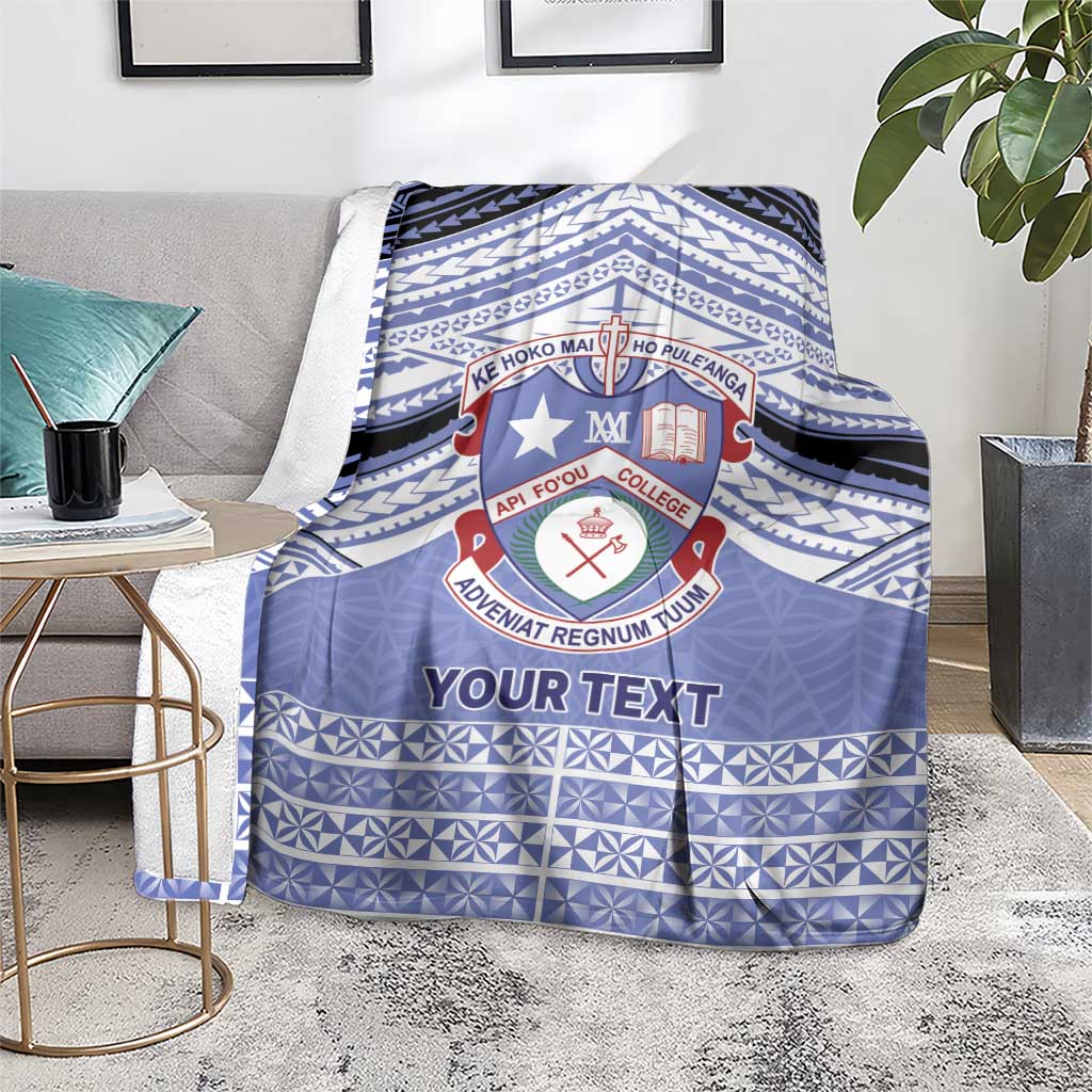 Personalised Tonga Apifoou College Blanket Polynesian Ngatu Tribal LT9 - Polynesian Pride