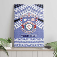 Personalised Tonga Apifoou College Canvas Wall Art Polynesian Ngatu Tribal LT9 - Polynesian Pride