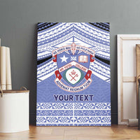Personalised Tonga Apifoou College Canvas Wall Art Polynesian Ngatu Tribal LT9 - Polynesian Pride