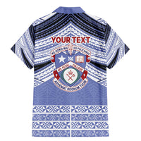 Personalised Tonga Apifoou College Family Matching Mermaid Dress and Hawaiian Shirt Polynesian Ngatu Tribal