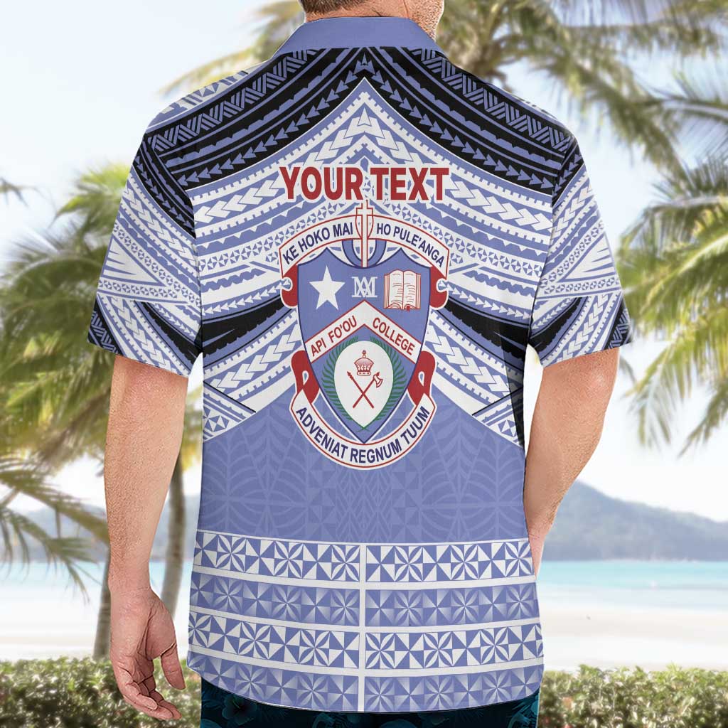 Personalised Tonga Apifoou College Hawaiian Shirt Polynesian Ngatu Tribal LT9 - Polynesian Pride