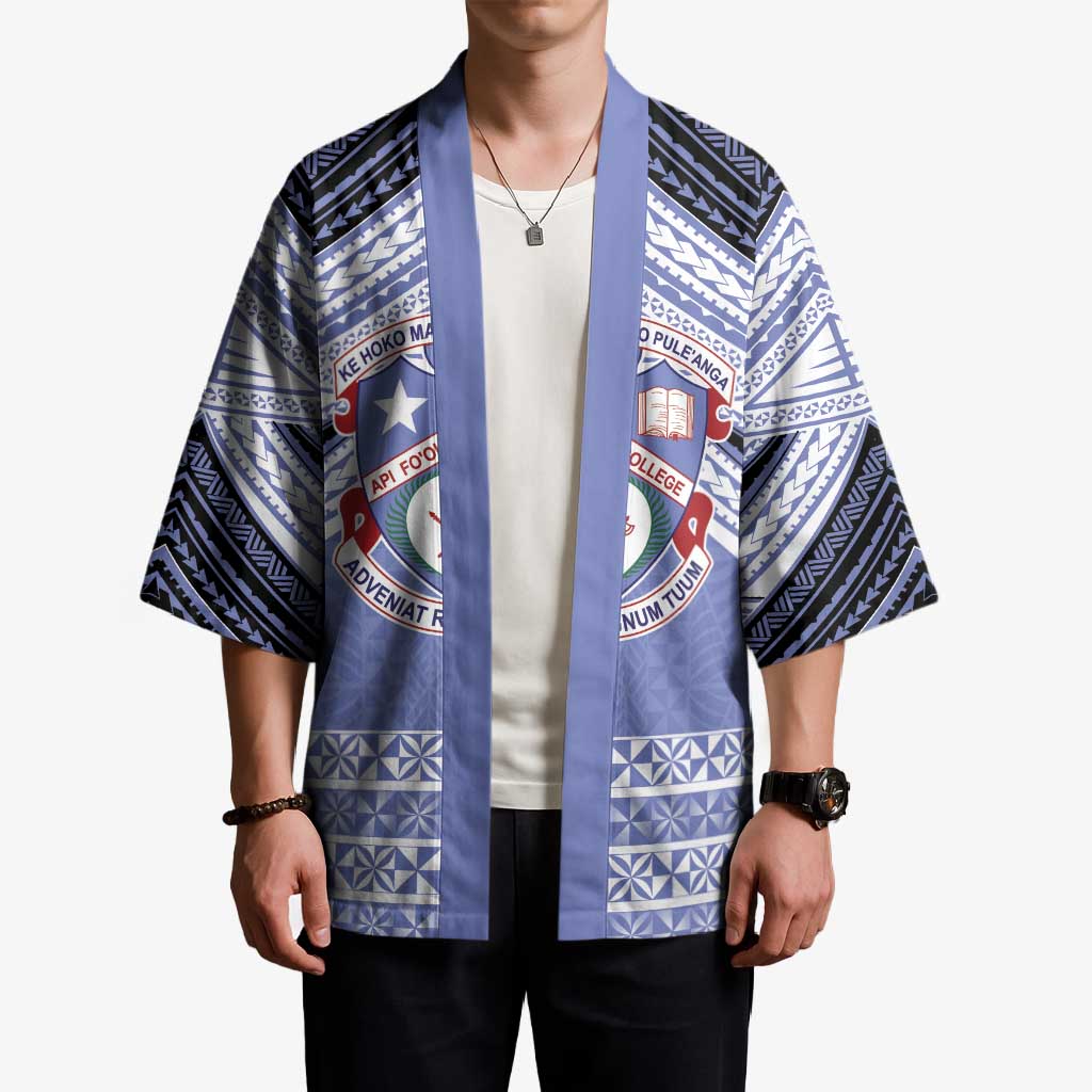 Personalised Tonga Apifoou College Kimono Polynesian Ngatu Tribal LT9 - Polynesian Pride