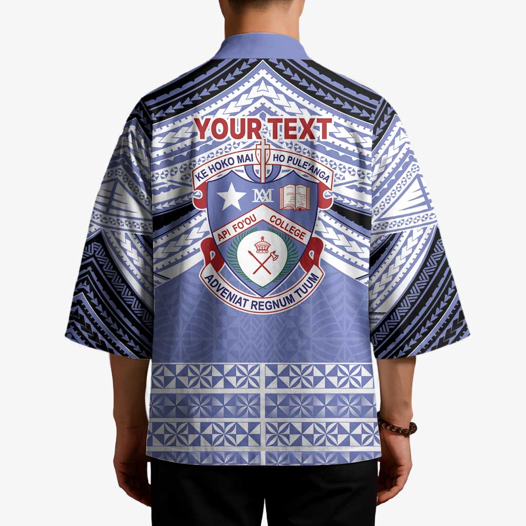 Personalised Tonga Apifoou College Kimono Polynesian Ngatu Tribal LT9 - Polynesian Pride