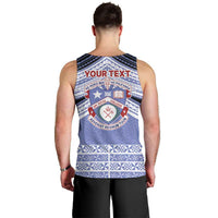 Personalised Tonga Apifoou College Men Tank Top Polynesian Ngatu Tribal LT9 - Polynesian Pride