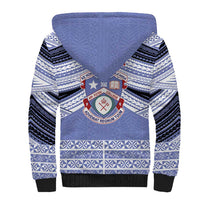 Personalised Tonga Apifoou College Sherpa Hoodie Polynesian Ngatu Tribal LT9 - Polynesian Pride