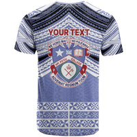Personalised Tonga Apifoou College T Shirt Polynesian Ngatu Tribal