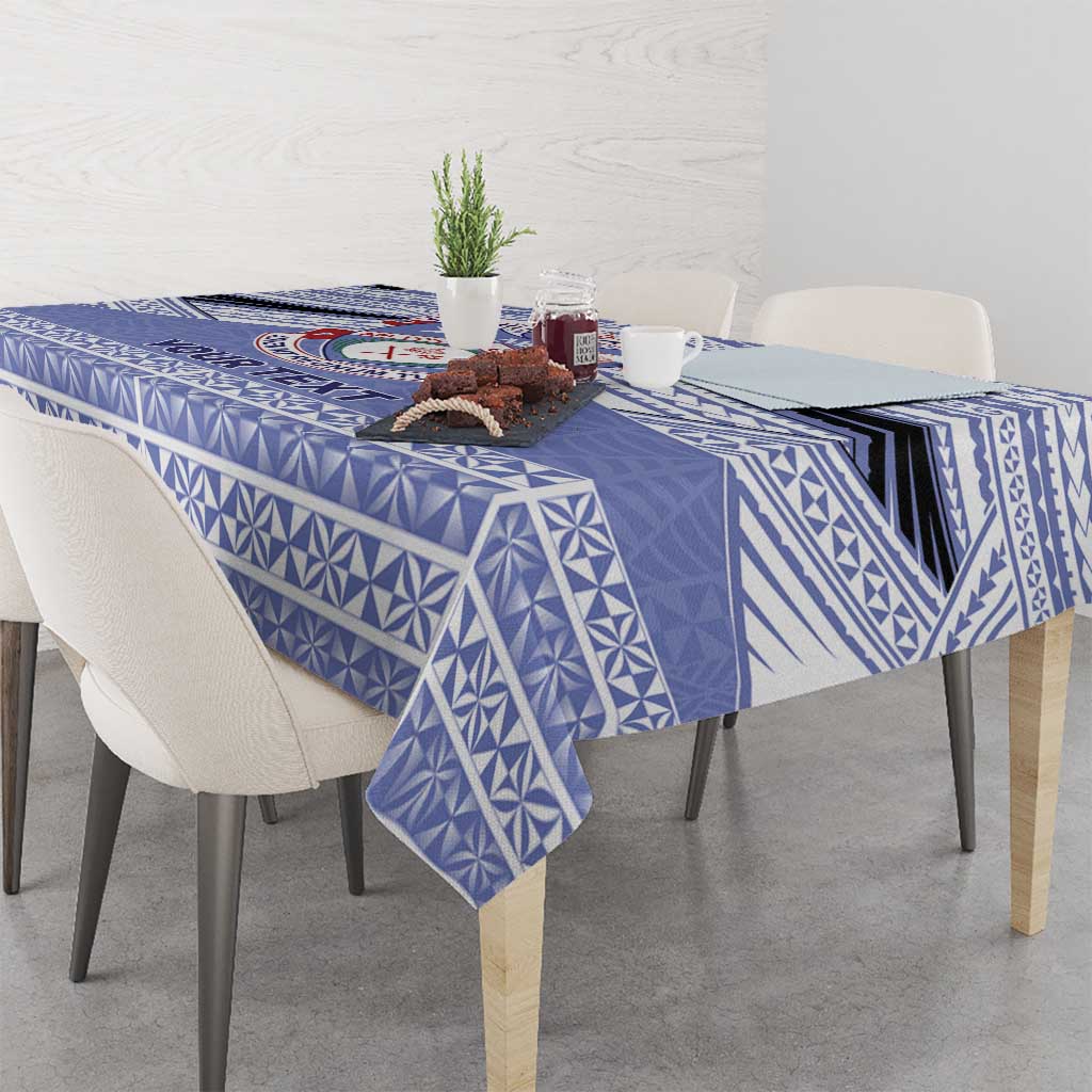 Personalised Tonga Apifoou College Tablecloth Polynesian Ngatu Tribal LT9 - Polynesian Pride