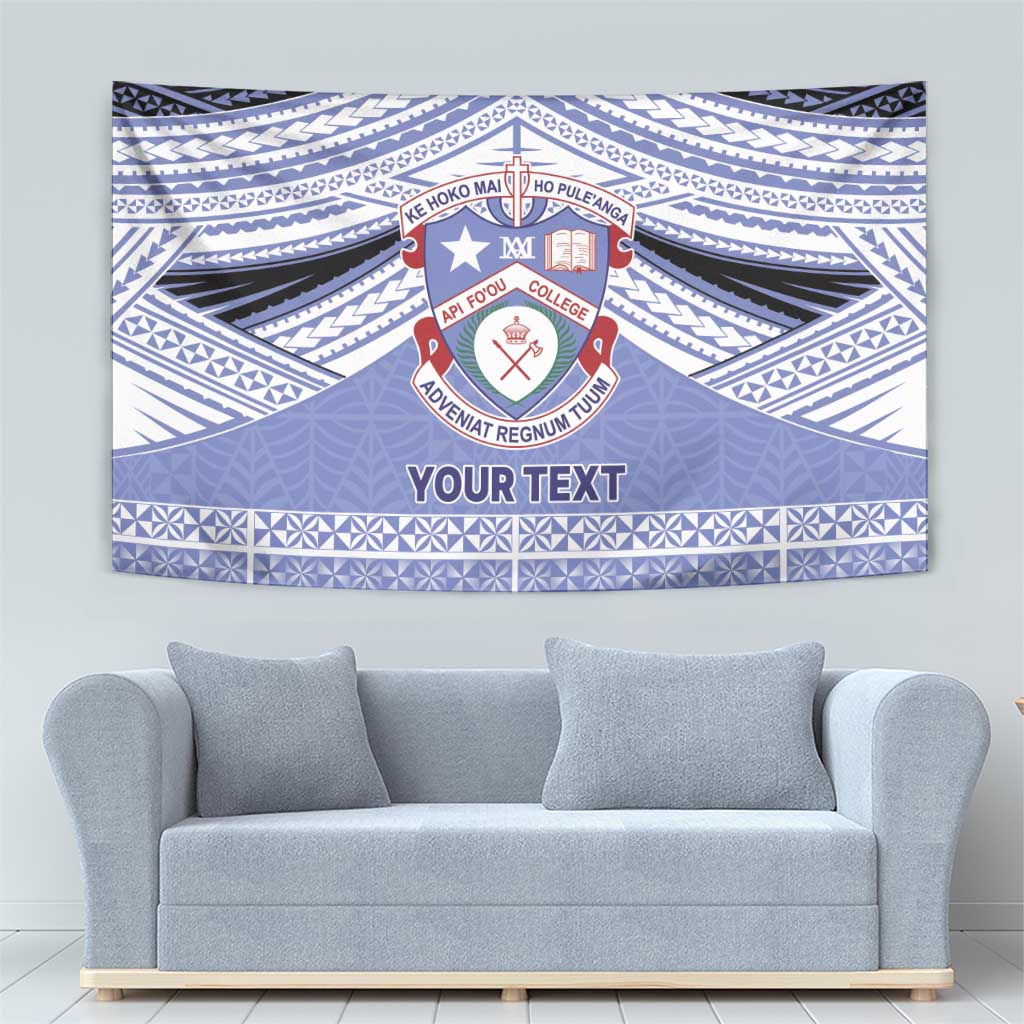 Personalised Tonga Apifoou College Tapestry Polynesian Ngatu Tribal