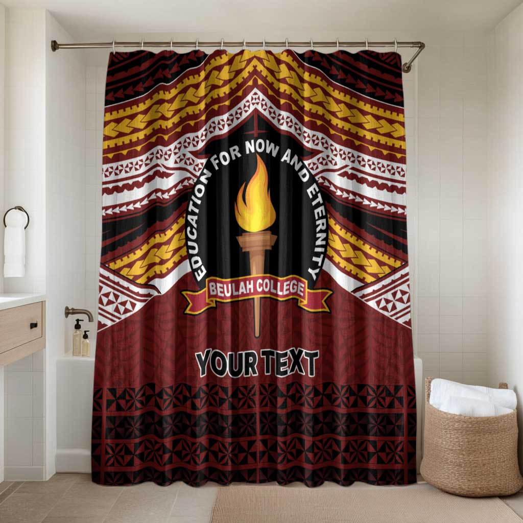 Personalised Tonga Beulah College Bathroom Set Polynesian Ngatu Tribal - Polynesian Pride