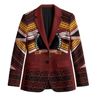 Personalised Tonga Beulah College Blazer Polynesian Ngatu Tribal - Polynesian Pride