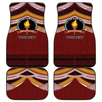 Personalised Tonga Beulah College Car Mats Polynesian Ngatu Tribal LT9 - Polynesian Pride