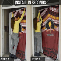 Personalised Tonga Beulah College Door Cover Polynesian Ngatu Tribal LT9 - Polynesian Pride
