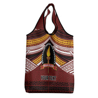 Personalised Tonga Beulah College Grocery Bag Polynesian Ngatu Tribal LT9 - Polynesian Pride