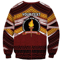 Personalised Tonga Beulah College Sweatshirt Polynesian Ngatu Tribal LT9 - Polynesian Pride
