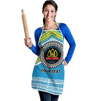 Personalised Tonga Lavengamalie College Apron Polynesian Ngatu Tribal LT9 - Polynesian Pride