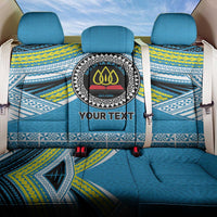 Personalised Tonga Lavengamalie College Back Car Seat Cover Polynesian Ngatu Tribal