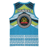 Personalised Tonga Lavengamalie College Basketball Jersey Polynesian Ngatu Tribal LT9 - Polynesian Pride