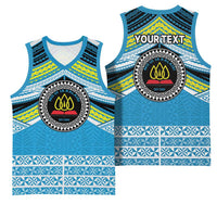Personalised Tonga Lavengamalie College Basketball Jersey Polynesian Ngatu Tribal LT9 - Polynesian Pride
