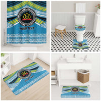 Personalised Tonga Lavengamalie College Bathroom Set Polynesian Ngatu Tribal - Polynesian Pride