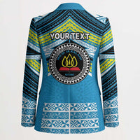 Personalised Tonga Lavengamalie College Blazer Polynesian Ngatu Tribal - Polynesian Pride
