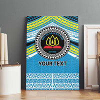 Personalised Tonga Lavengamalie College Canvas Wall Art Polynesian Ngatu Tribal LT9 - Polynesian Pride