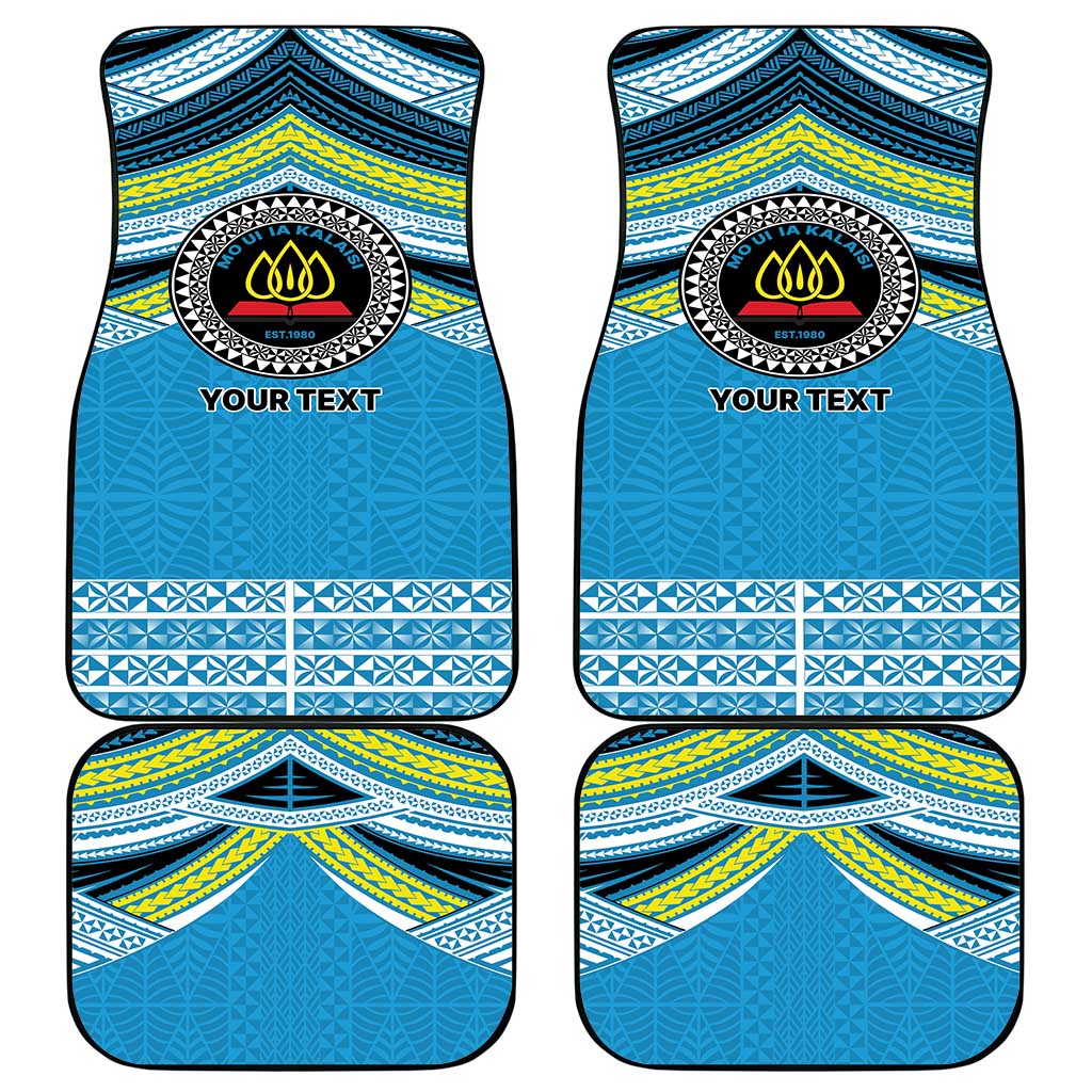 Personalised Tonga Lavengamalie College Car Mats Polynesian Ngatu Tribal LT9 - Polynesian Pride