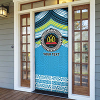 Personalised Tonga Lavengamalie College Door Cover Polynesian Ngatu Tribal LT9 - Polynesian Pride