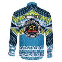 Personalised Tonga Lavengamalie College Family Matching Mermaid Dress and Hawaiian Shirt Polynesian Ngatu Tribal