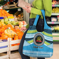 Personalised Tonga Lavengamalie College Grocery Bag Polynesian Ngatu Tribal LT9 - Polynesian Pride