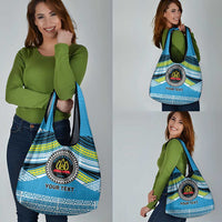 Personalised Tonga Lavengamalie College Grocery Bag Polynesian Ngatu Tribal LT9 - Polynesian Pride