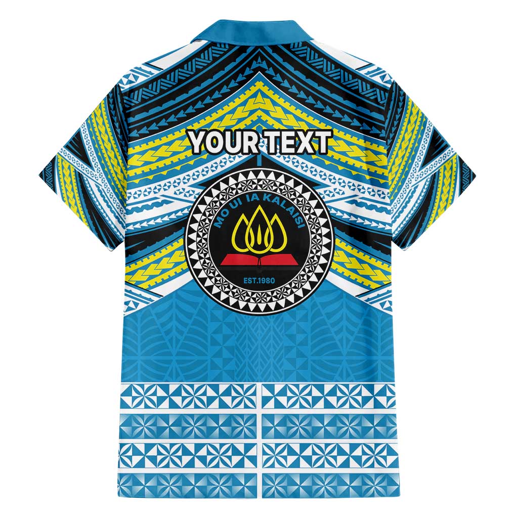 Personalised Tonga Lavengamalie College Hawaiian Shirt Polynesian Ngatu Tribal LT9 - Polynesian Pride