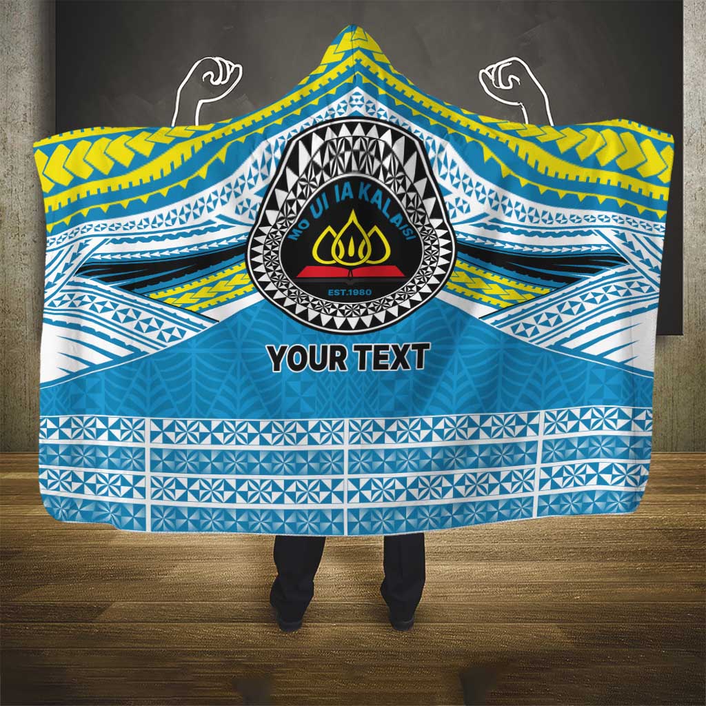 Personalised Tonga Lavengamalie College Hooded Blanket Polynesian Ngatu Tribal LT9 - Polynesian Pride