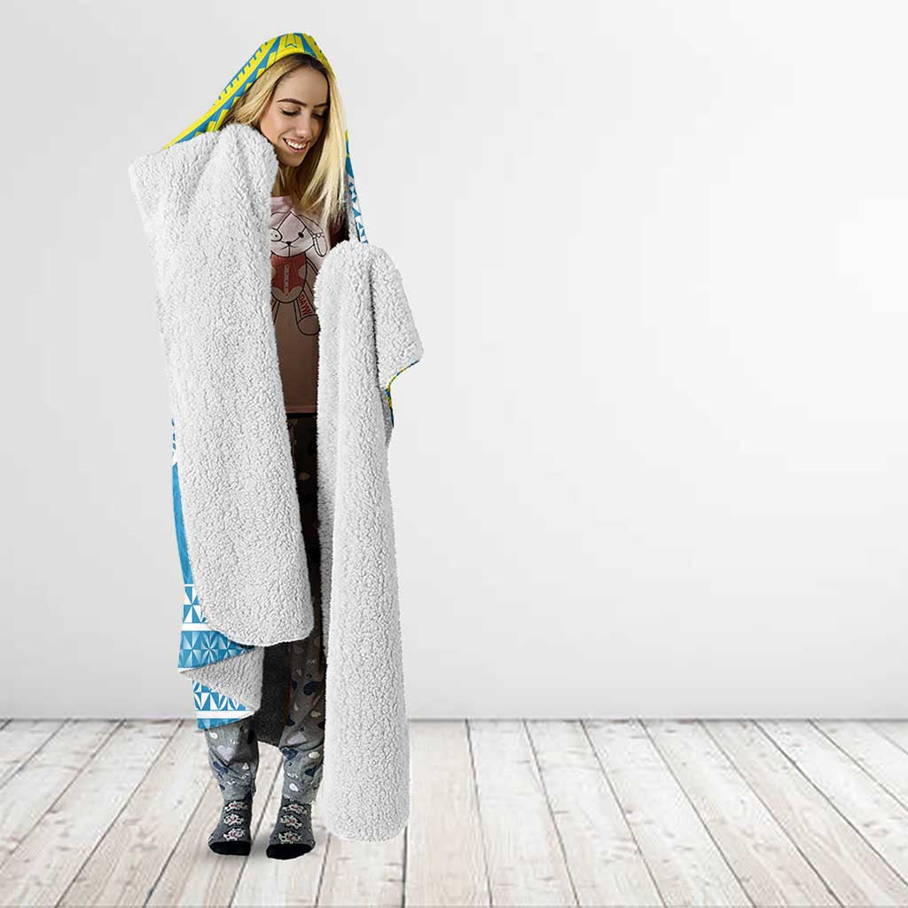 Personalised Tonga Lavengamalie College Hooded Blanket Polynesian Ngatu Tribal LT9 - Polynesian Pride