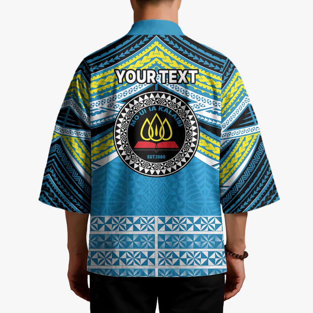 Personalised Tonga Lavengamalie College Kimono Polynesian Ngatu Tribal LT9 - Polynesian Pride
