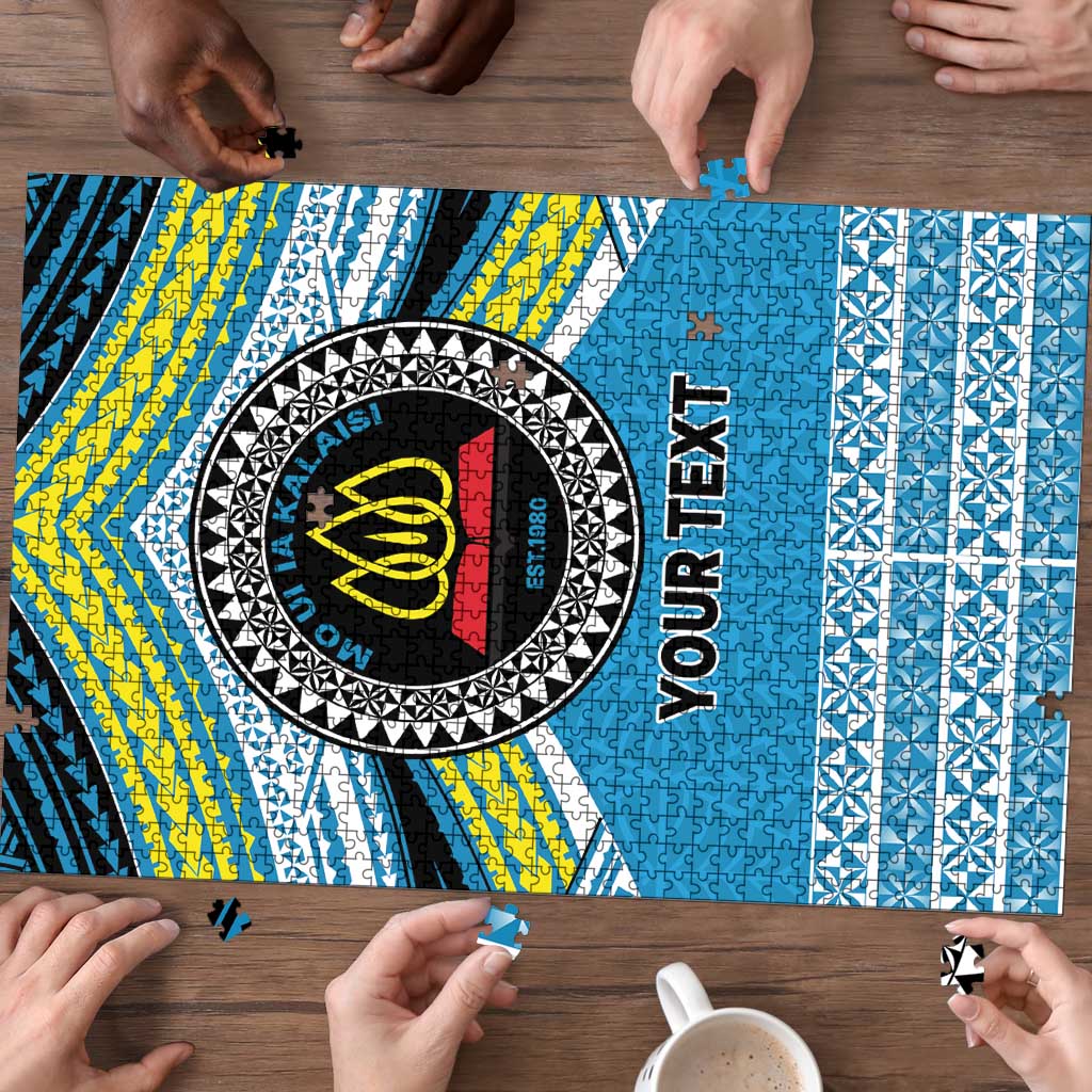 Personalised Tonga Lavengamalie College Puzzle Polynesian Ngatu Tribal LT9 - Polynesian Pride